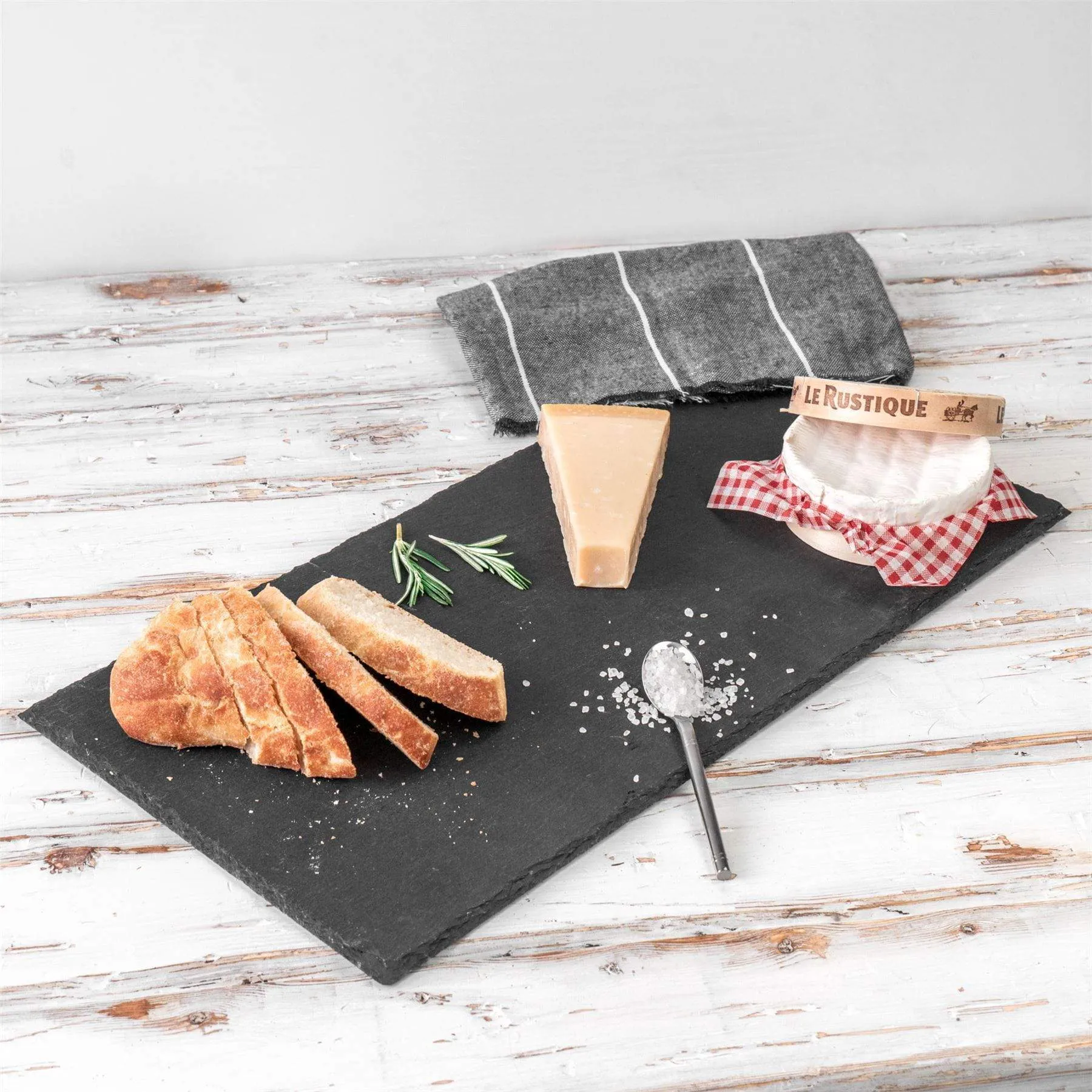 50cm x 25cm Rectangle Slate Serving Platter - By Argon Tableware
