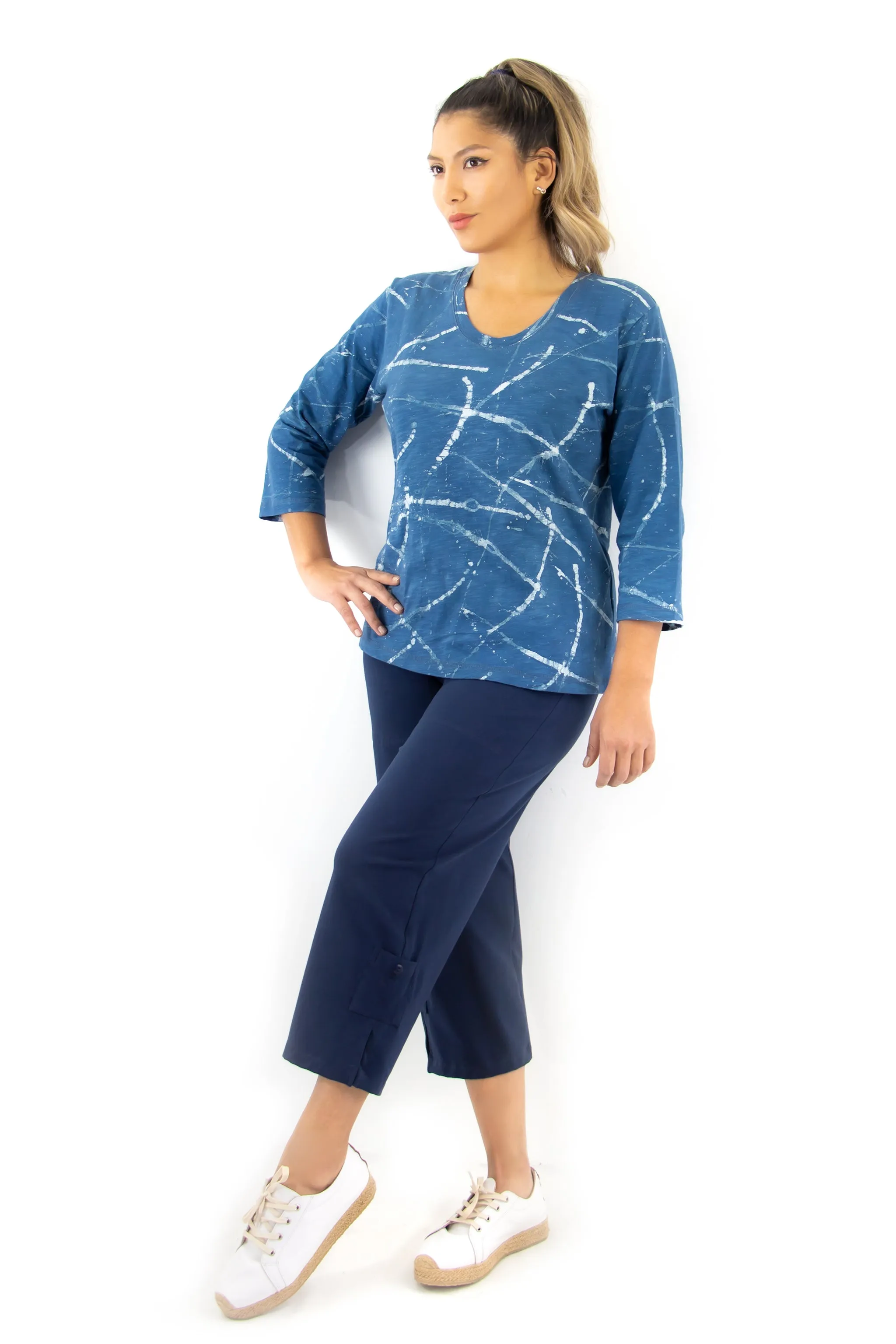A-Line Tee 1113 - Collide Indigo