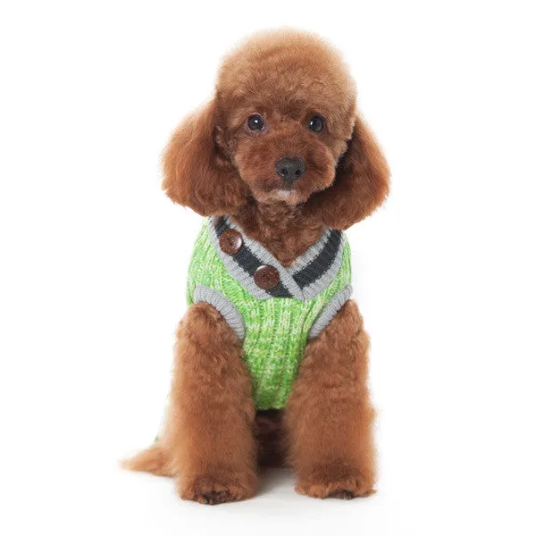 CITY V-NECK SWEATER GREEN
