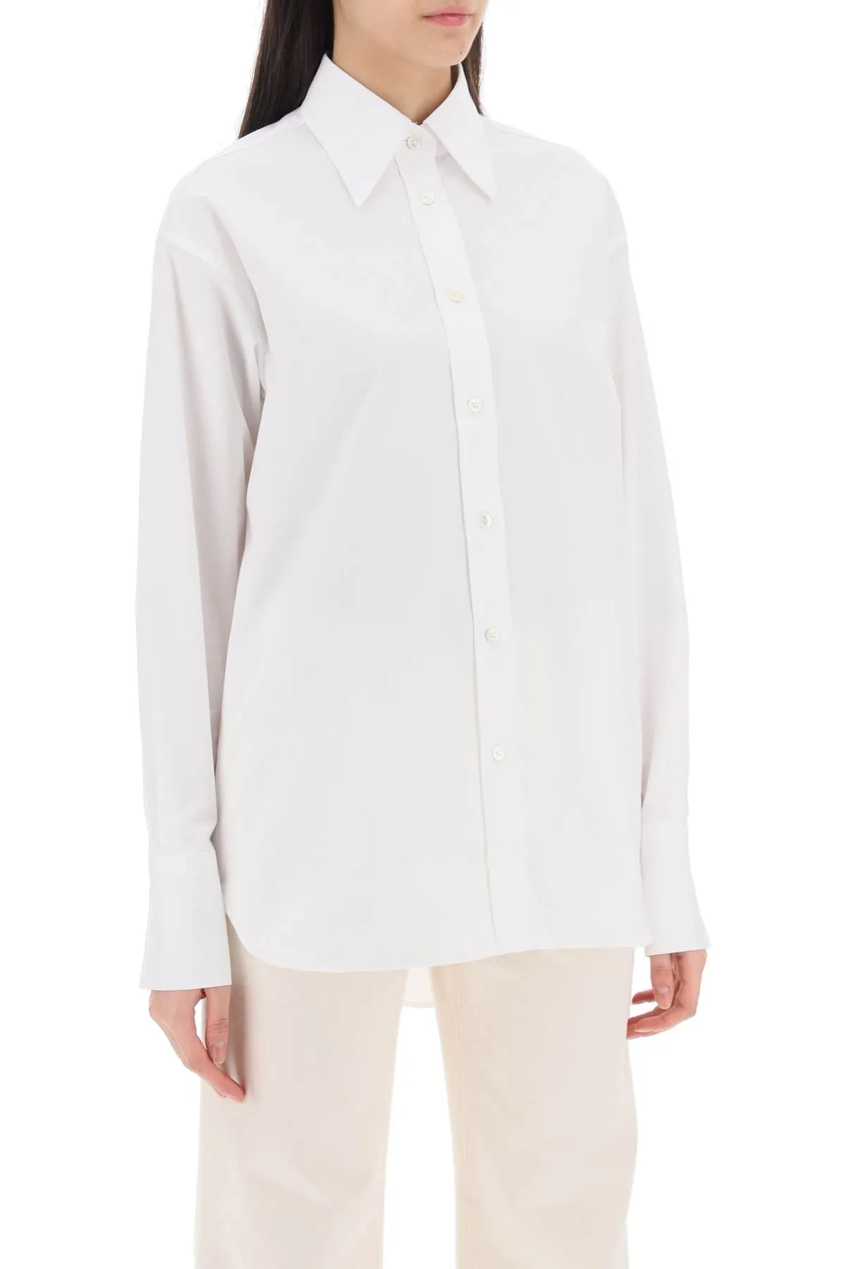 Closed "oversized cotton gabardine C94991 25E 22 WHITE