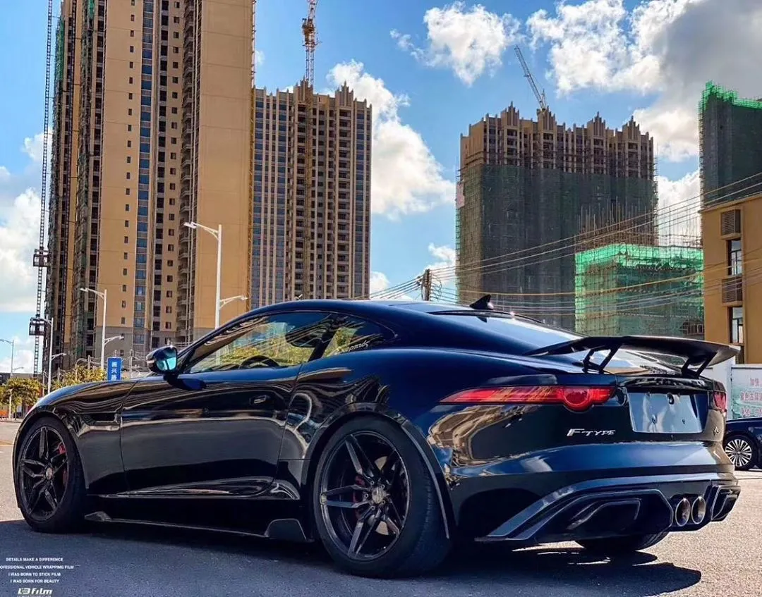 CMST Tuning Side Skirts for Jaguar F-Type SVR R S Base 2014-2020 Carbon Fiber/FRP