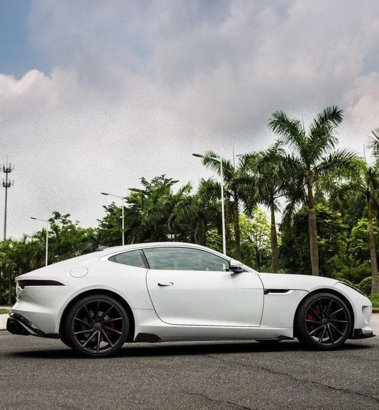 CMST Tuning Side Skirts for Jaguar F-Type SVR R S Base 2014-2020 Carbon Fiber/FRP