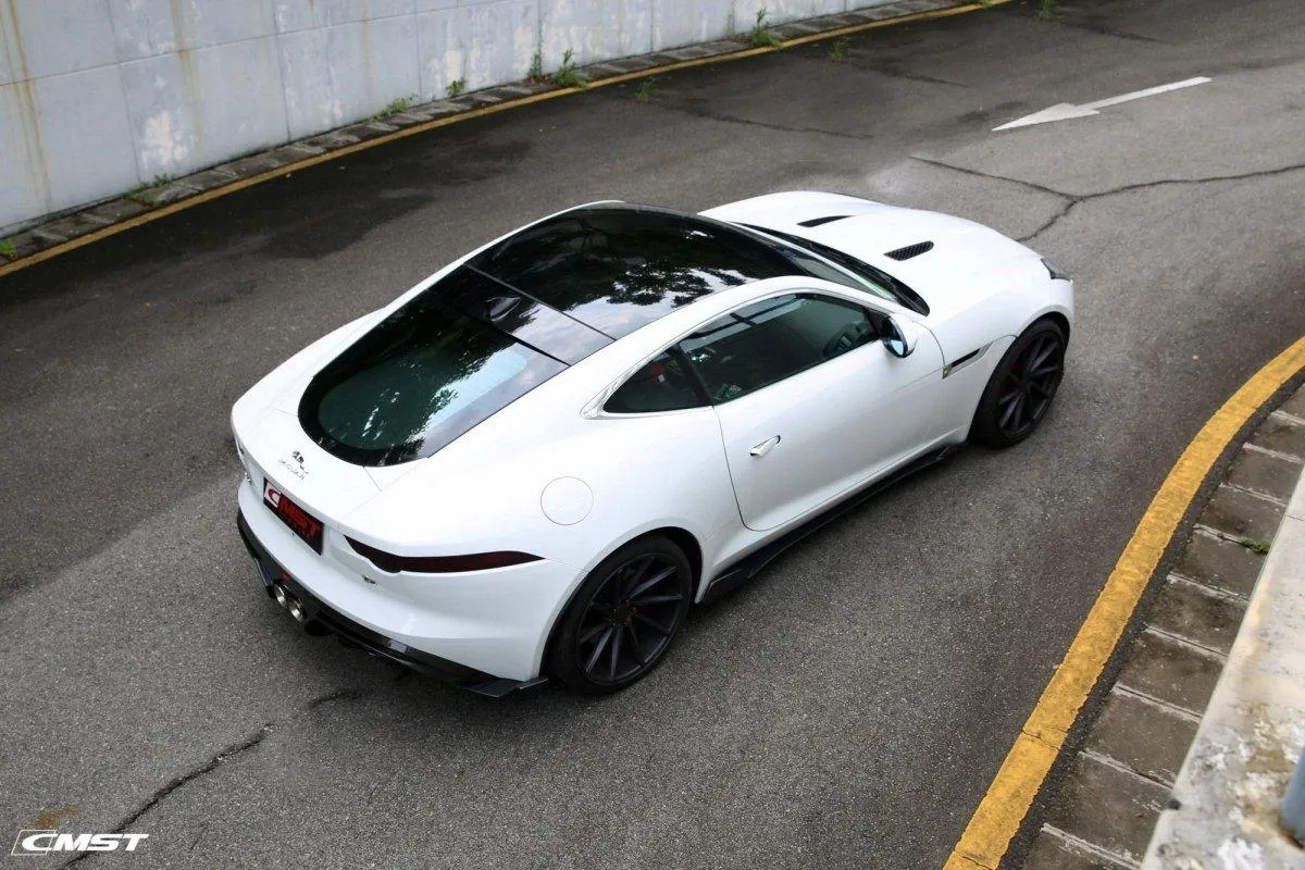 CMST Tuning Side Skirts for Jaguar F-Type SVR R S Base 2014-2020 Carbon Fiber/FRP
