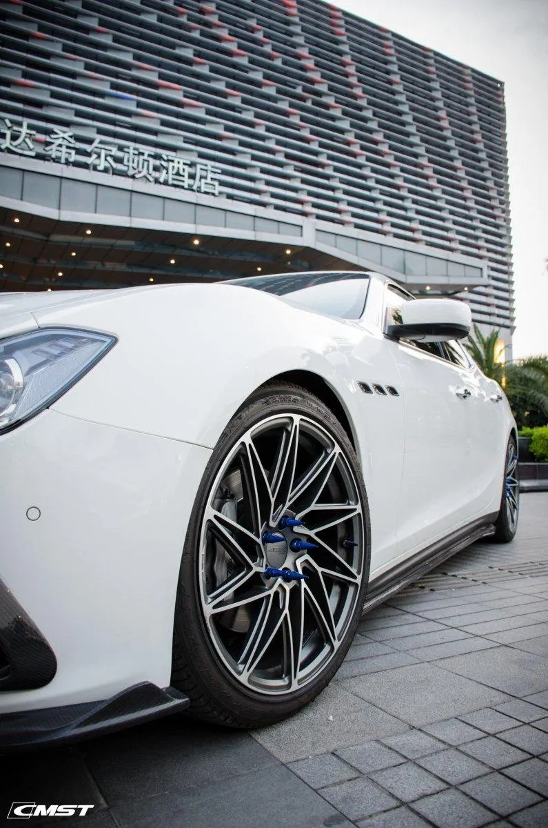 CMST Tuning Side Skirts for Maserati Ghibli 2014-2017 Carbon Fiber / FRP