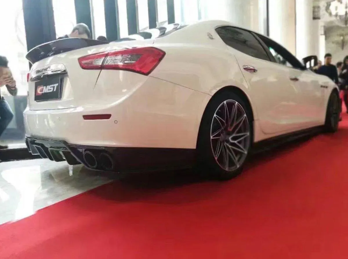 CMST Tuning Side Skirts for Maserati Ghibli 2014-2017 Carbon Fiber / FRP