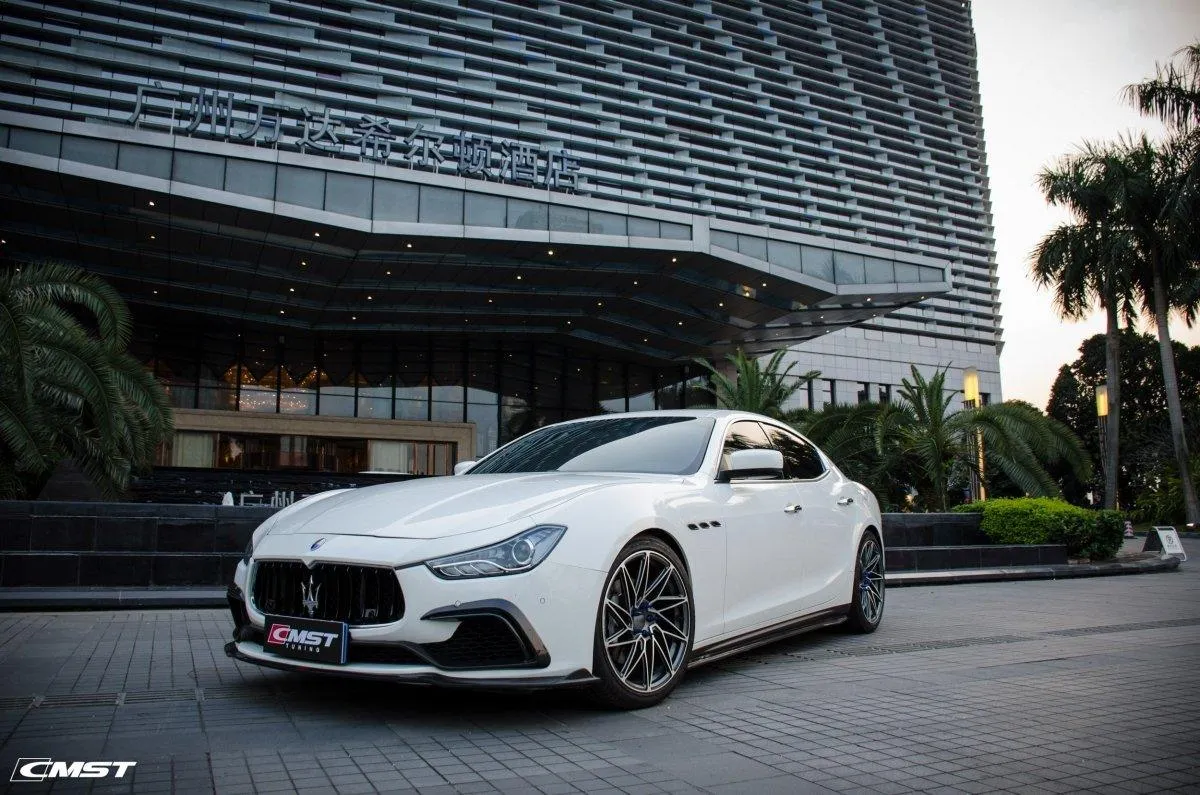 CMST Tuning Side Skirts for Maserati Ghibli 2014-2017 Carbon Fiber / FRP