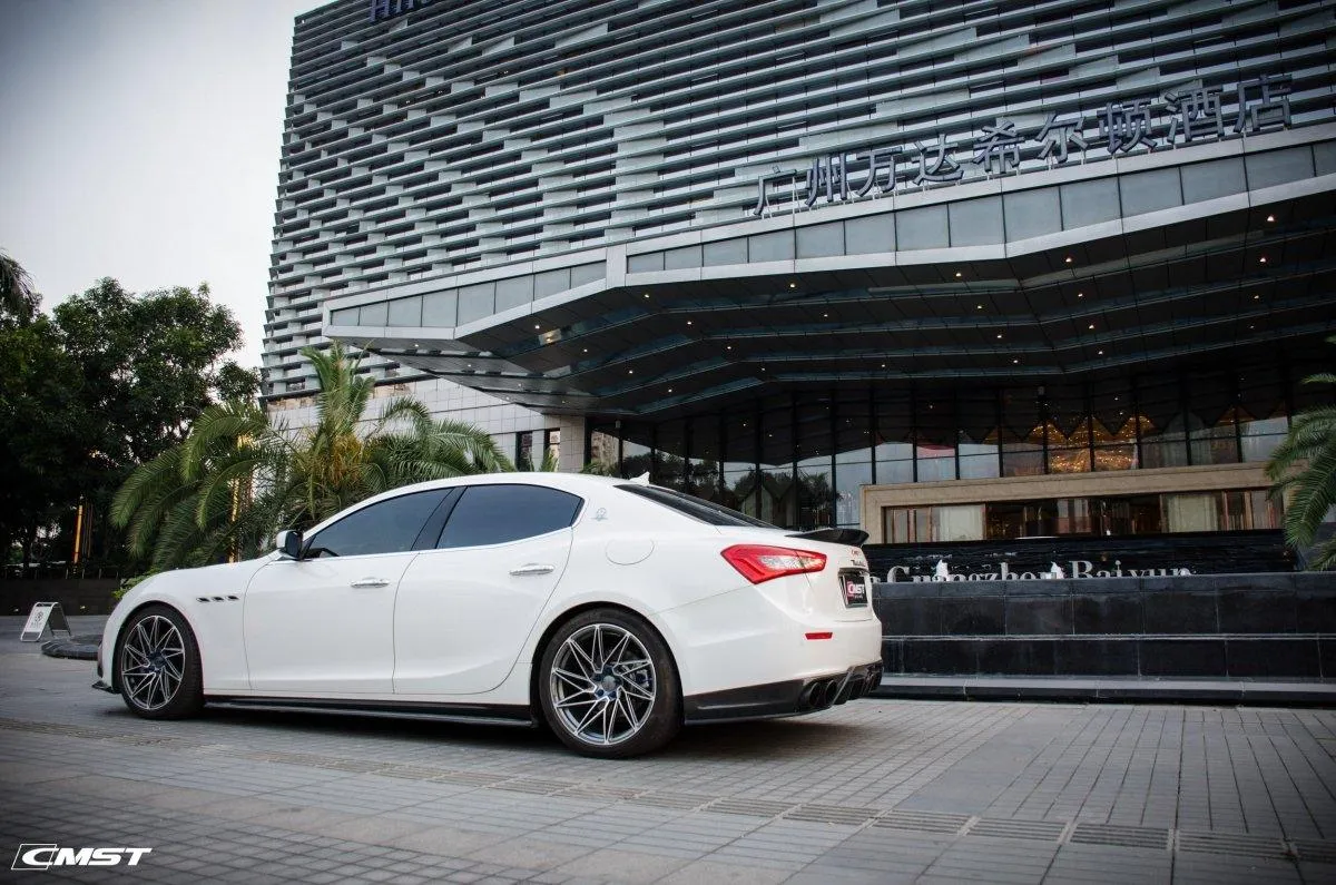 CMST Tuning Side Skirts for Maserati Ghibli 2014-2017 Carbon Fiber / FRP