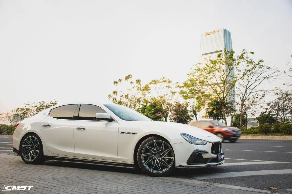 CMST Tuning Side Skirts for Maserati Ghibli 2014-2017 Carbon Fiber / FRP