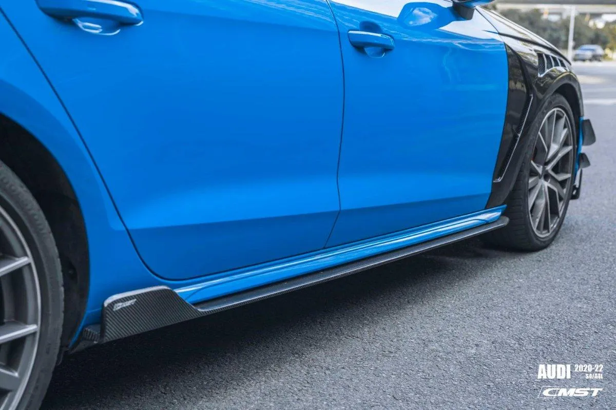 CMST Tuning Side Skirts for S4 A4 B9.5 2020-ON Carbon Fiber