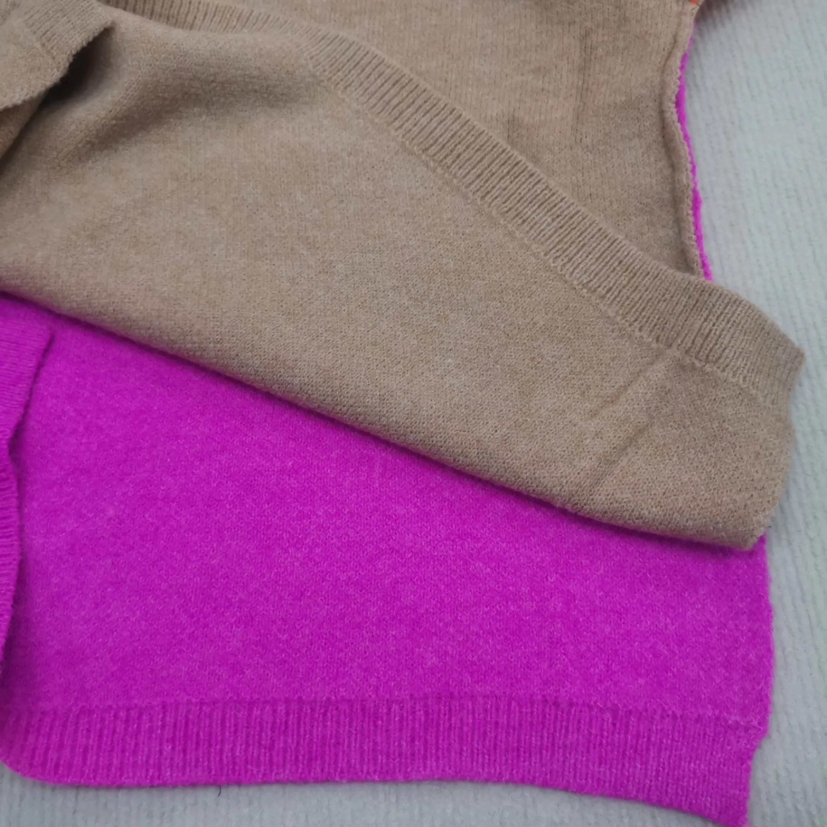 Colorblock Turtleneck Trui