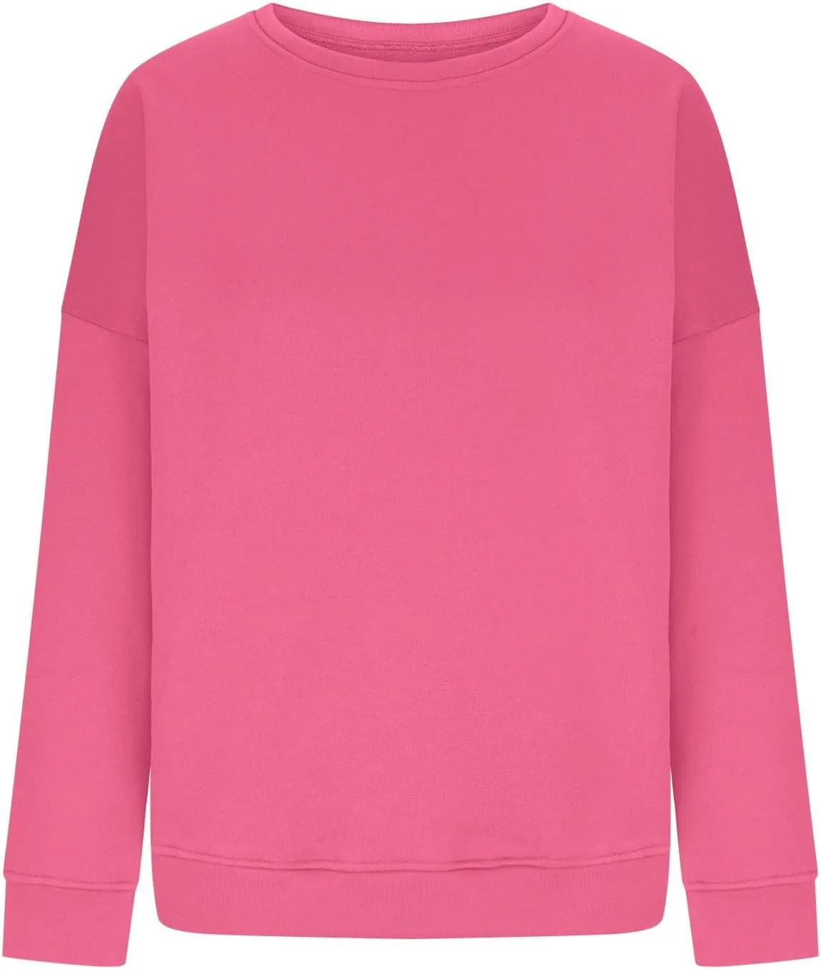 Crewneck Sweatshirts Women Long Sleeve Fleece Pullover Tops Fall Fashion Casual Loose Fit Sweater Cute Hoodies