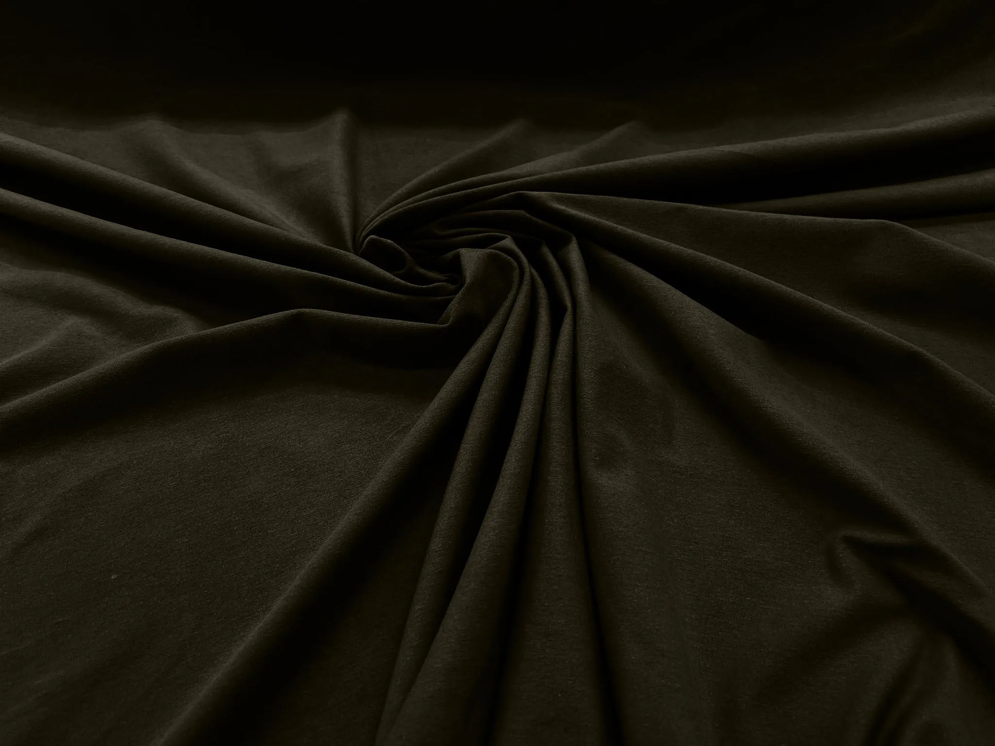 Dark Olive 58/60" Wide Cotton Jersey Spandex Knit Blend 95% Cotton 5 percent Spandex/Stretch Fabric/Costume