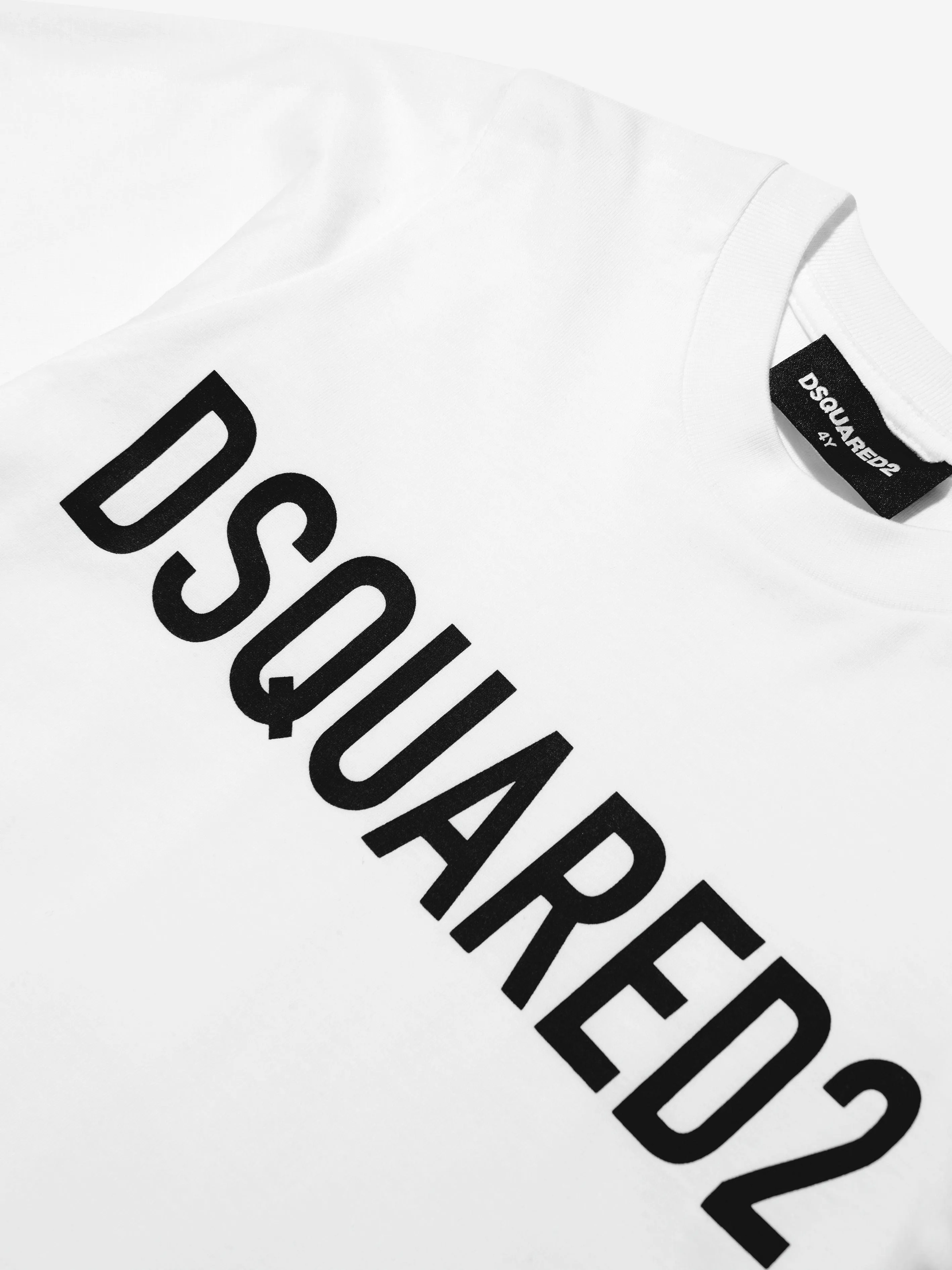 Dsquared2 Kids Logo T-Shirt In White