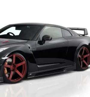 EPR USA RO Style Replacement Side Skirts for Nissan GTR R35 CBA DBA EBA Carbon Fiber/FRP