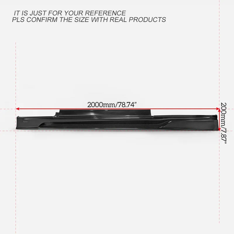 EPR USA RO Style Replacement Side Skirts for Nissan GTR R35 CBA DBA EBA Carbon Fiber/FRP