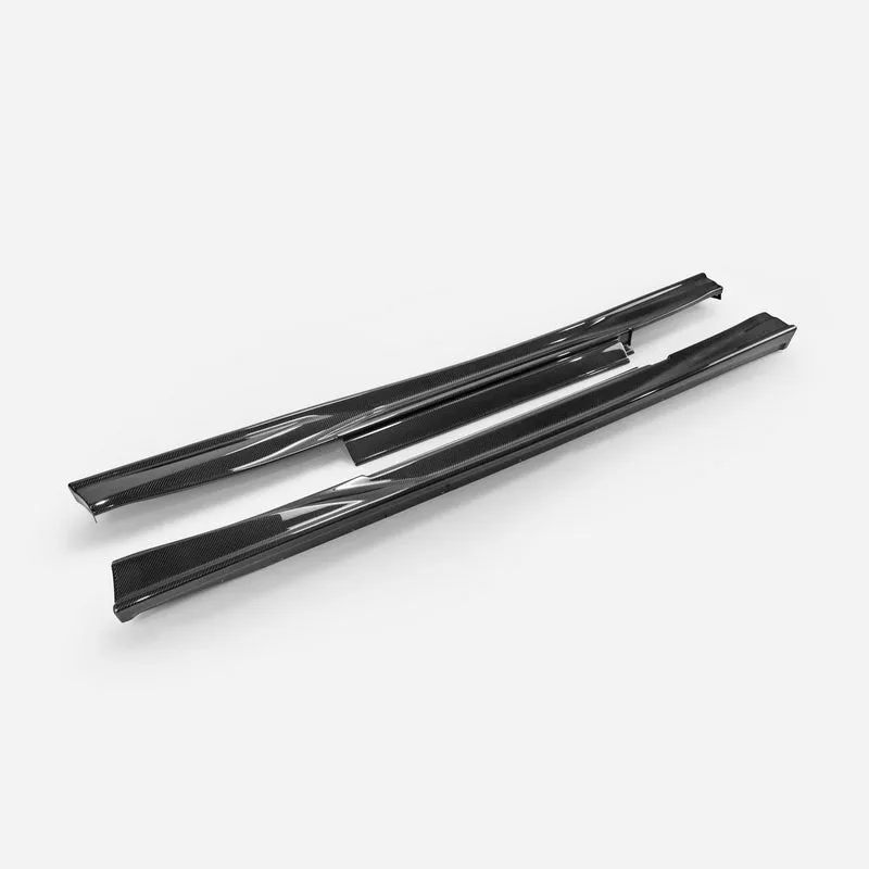 EPR USA TS Style Replacement Side Skirts for Nissan GTR R35 CBA DBA EBA Carbon Fiber / FRP