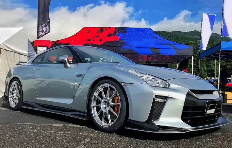 EPR USA TS Style Replacement Side Skirts for Nissan GTR R35 CBA DBA EBA Carbon Fiber / FRP