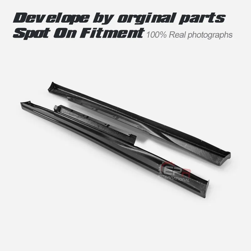 EPR USA TS Style Replacement Side Skirts for Nissan GTR R35 CBA DBA EBA Carbon Fiber / FRP