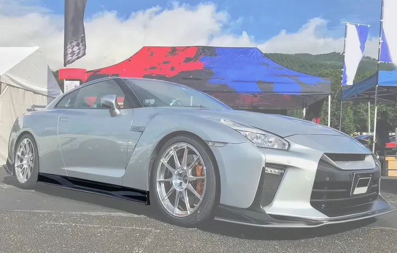EPR USA TS Style Replacement Side Skirts for Nissan GTR R35 CBA DBA EBA Carbon Fiber / FRP