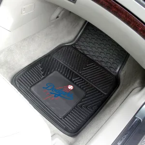 Fanmats Los Angeles Dodgers Heavy Duty Car Mat Set - 2 Pieces