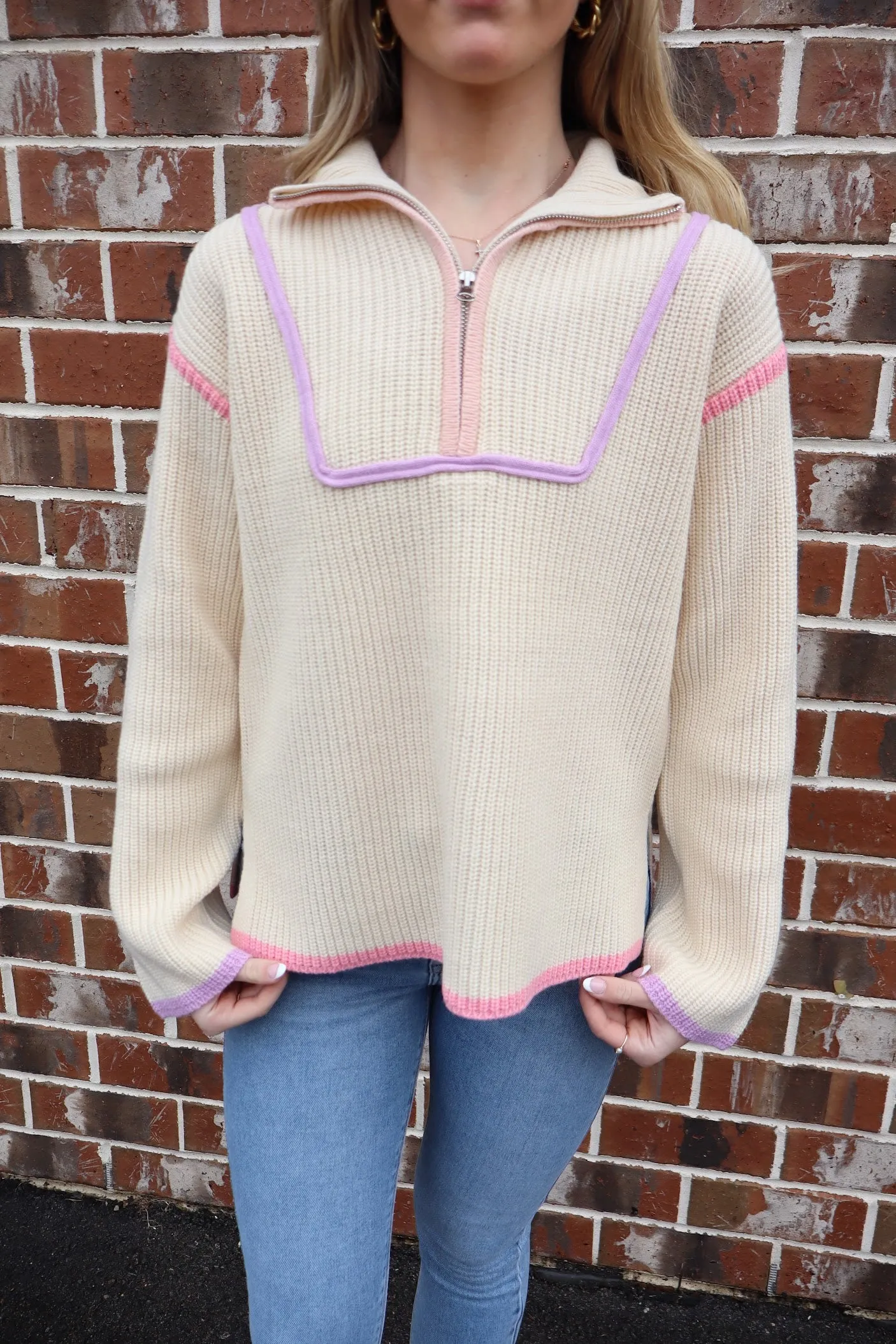 For The Love Of Lavender Sweater
