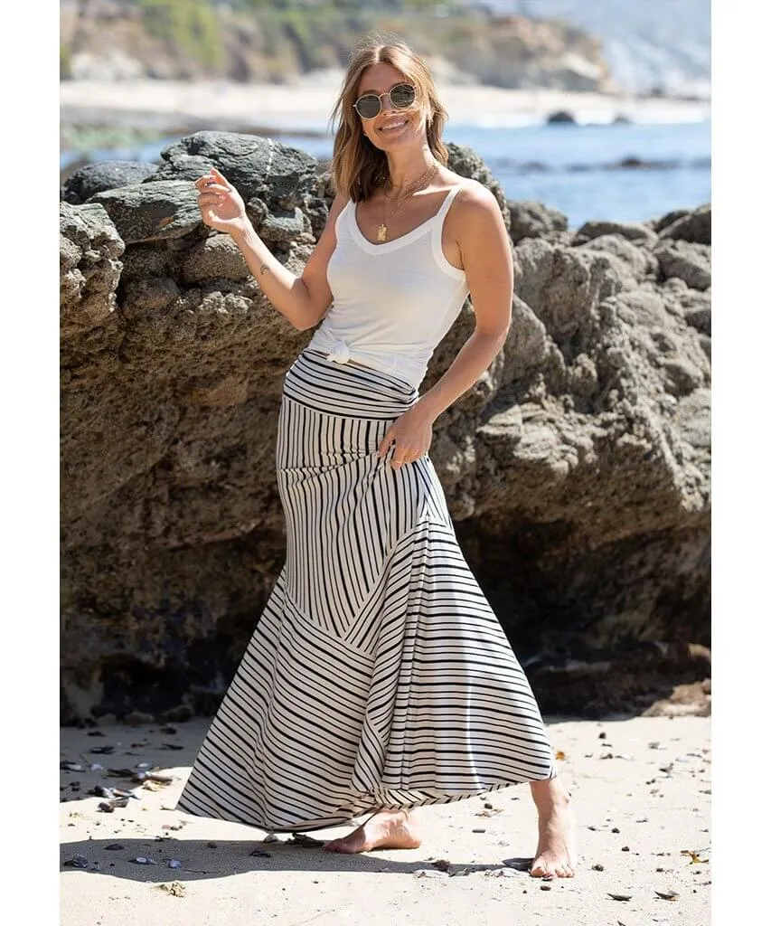 Hotline Stripe Maxi Skirt