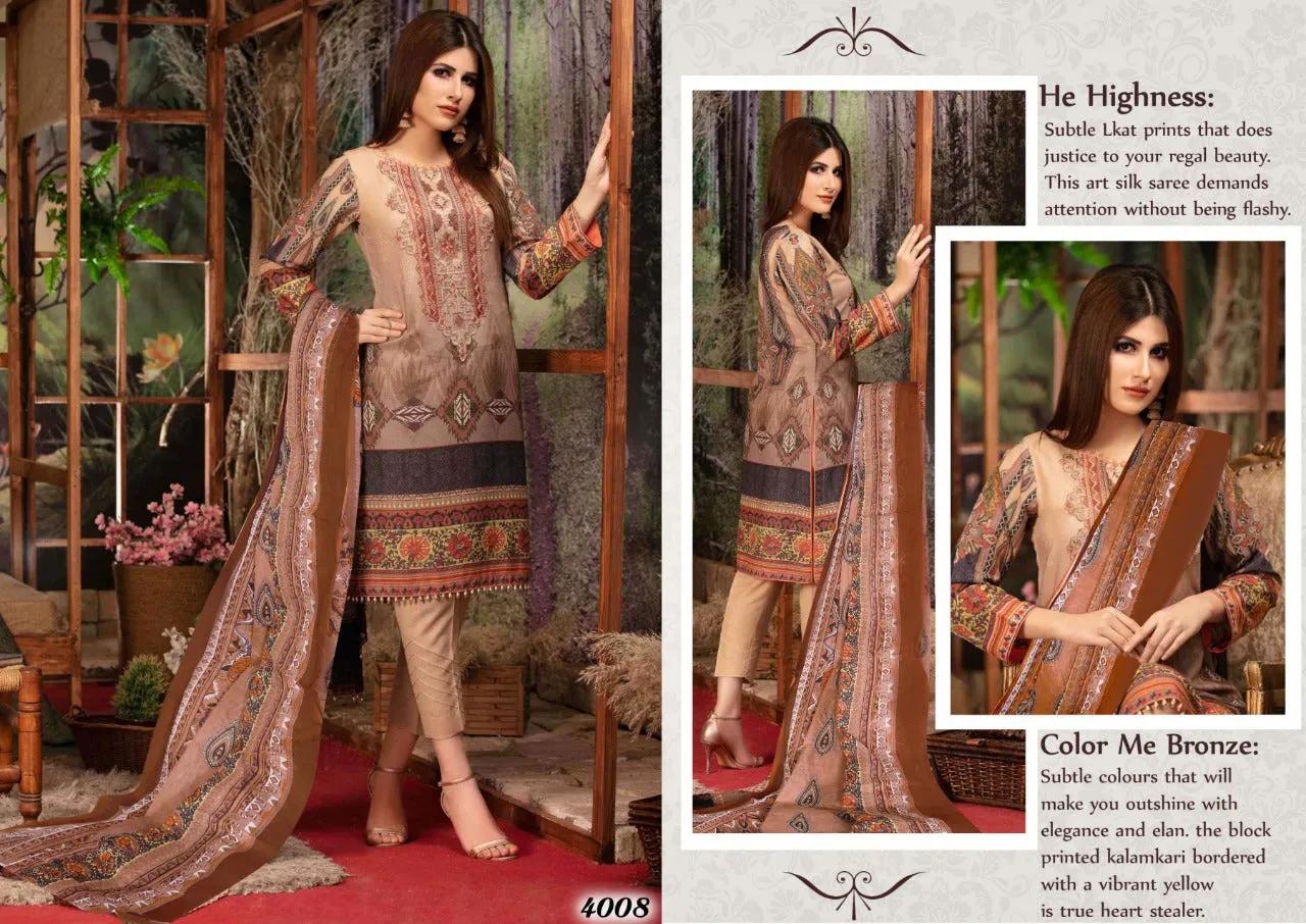 Iris Presents Vol 4 Cotton Casual Wear Salwar Suits Collection