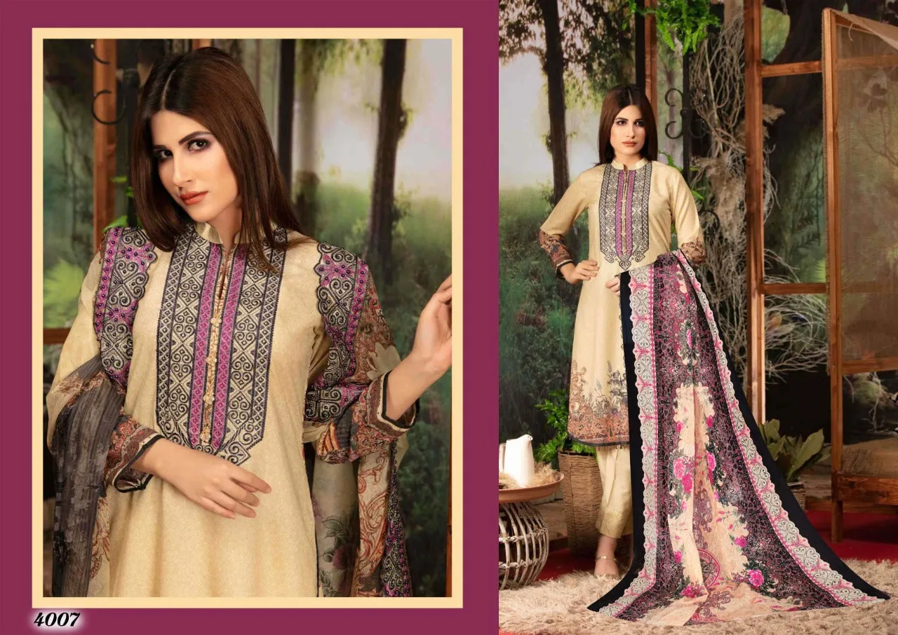 Iris Presents Vol 4 Cotton Casual Wear Salwar Suits Collection