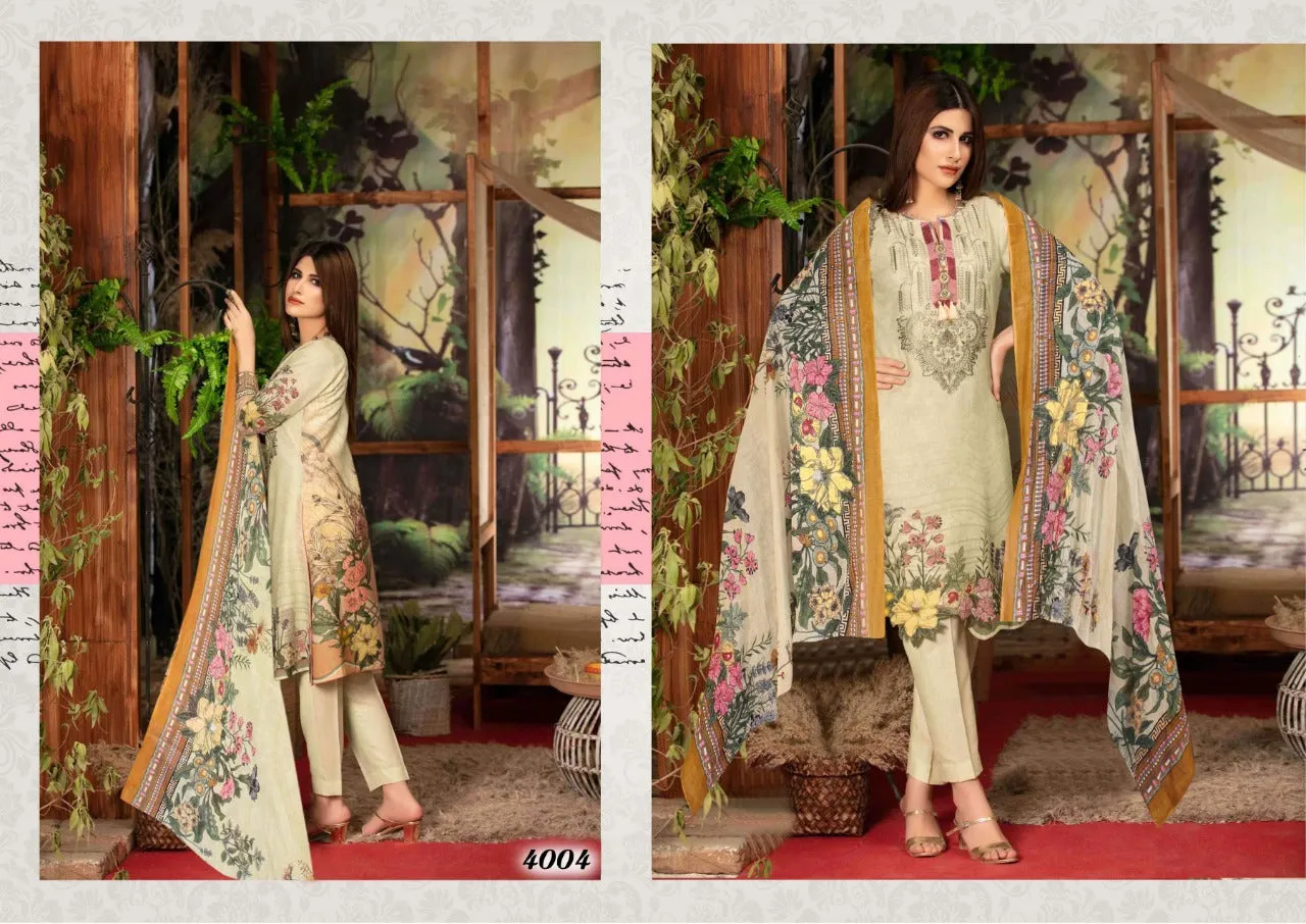 Iris Presents Vol 4 Cotton Casual Wear Salwar Suits Collection