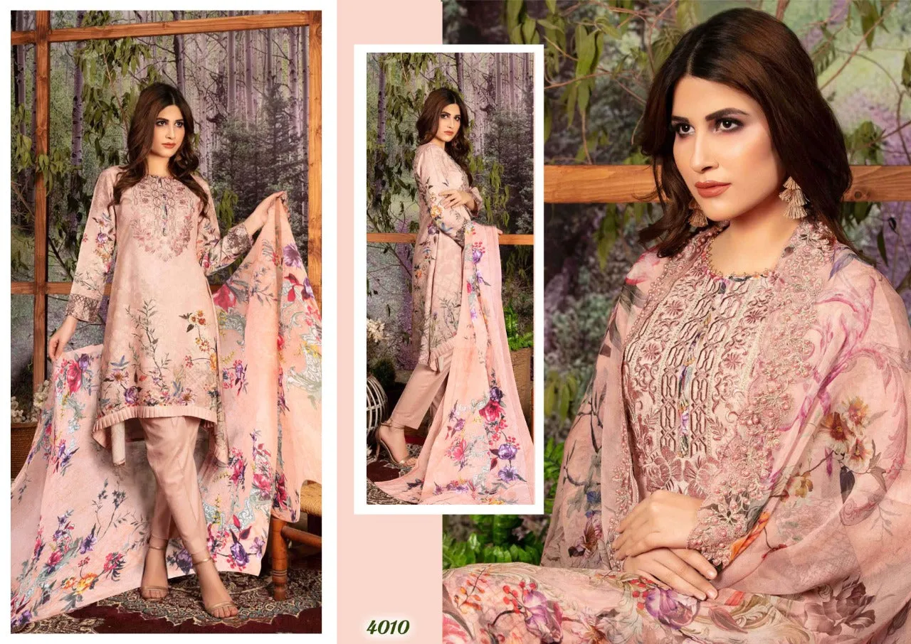 Iris Presents Vol 4 Cotton Casual Wear Salwar Suits Collection