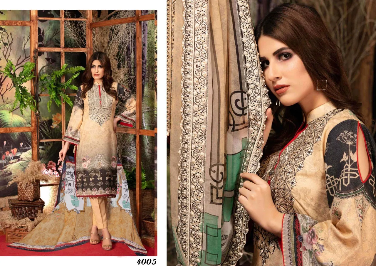 Iris Presents Vol 4 Cotton Casual Wear Salwar Suits Collection