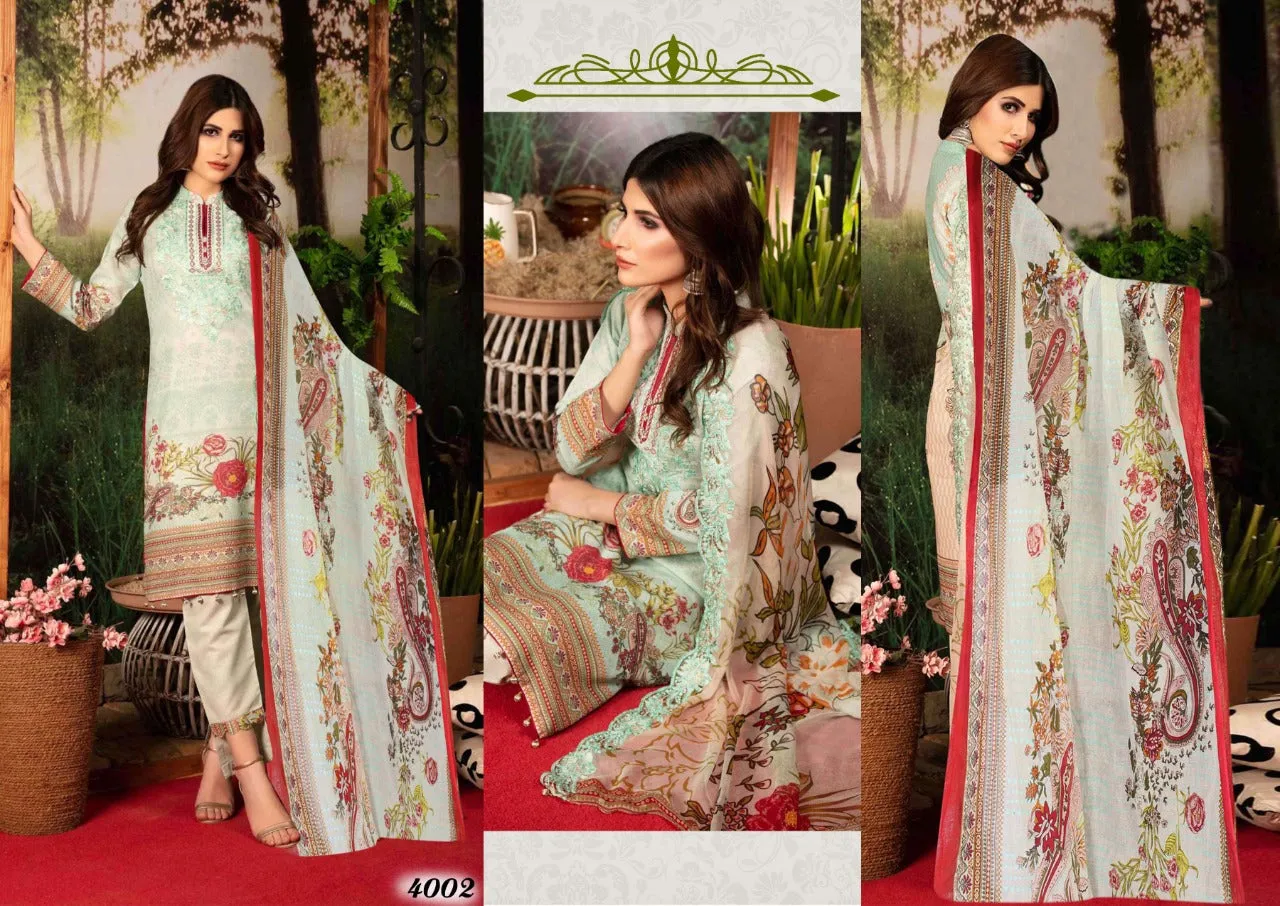 Iris Presents Vol 4 Cotton Casual Wear Salwar Suits Collection