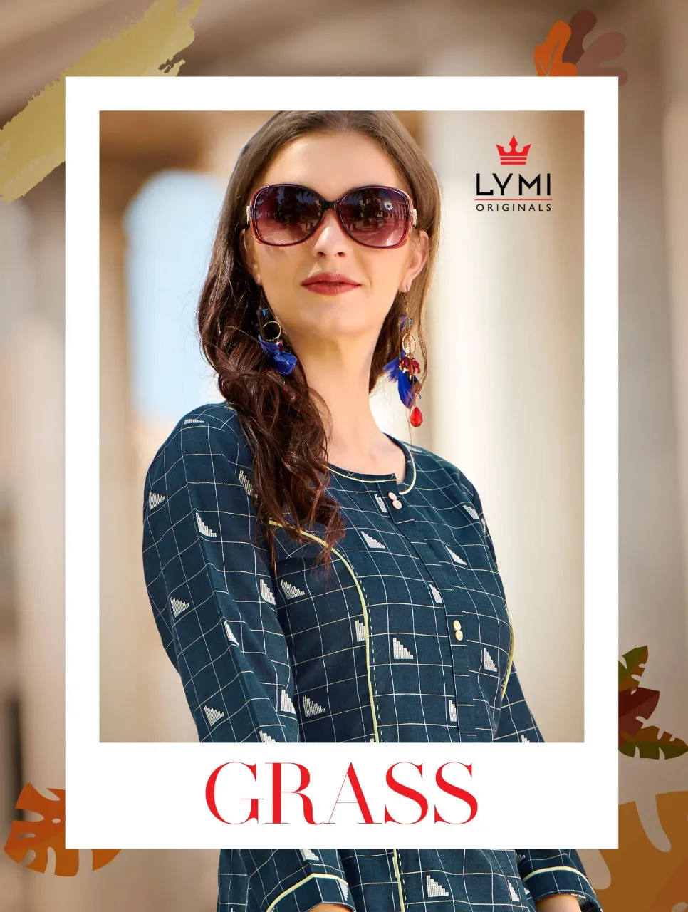 Kessi Fabrics Lymi Presents Grass Cotton Casual Wear Kurtis Collection
