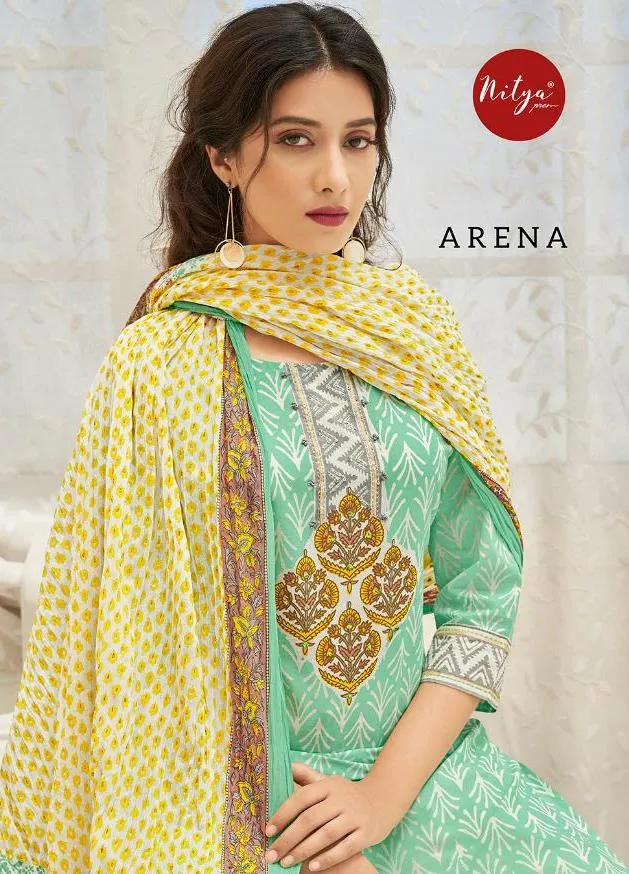 Lt Nitya Launched Arena Cotton Printed Casual Wear Salwar Suits