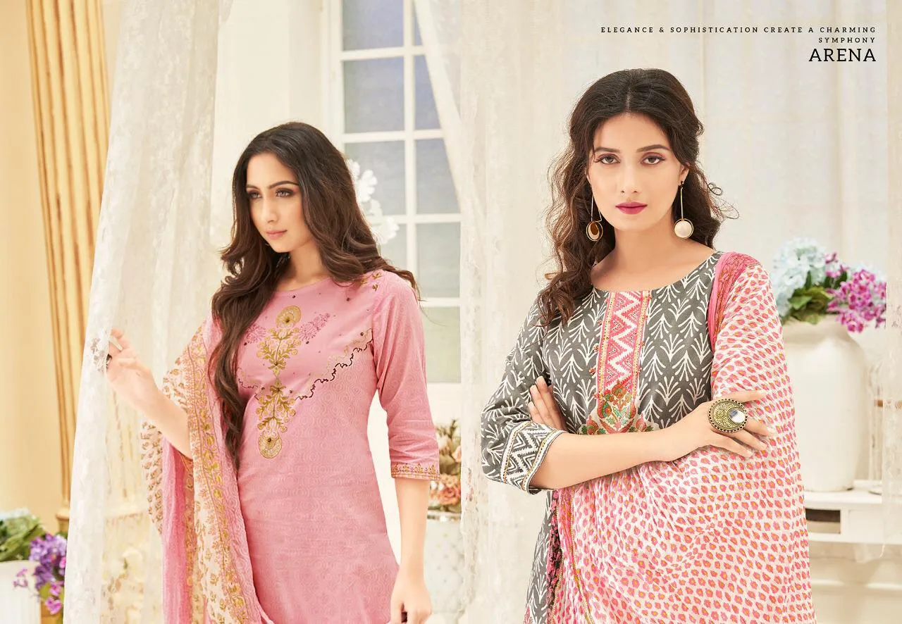 Lt Nitya Launched Arena Cotton Printed Casual Wear Salwar Suits