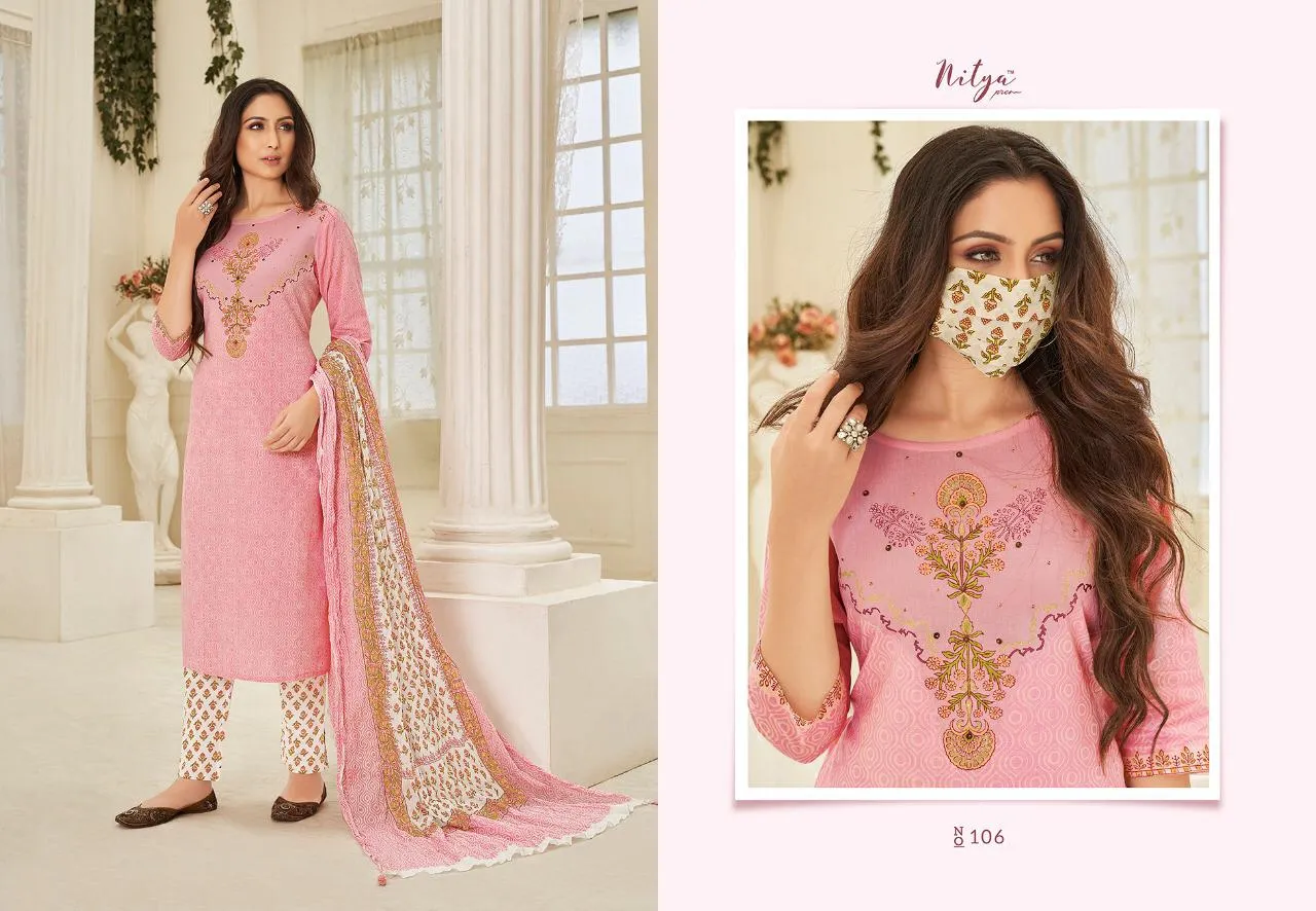 Lt Nitya Launched Arena Cotton Printed Casual Wear Salwar Suits
