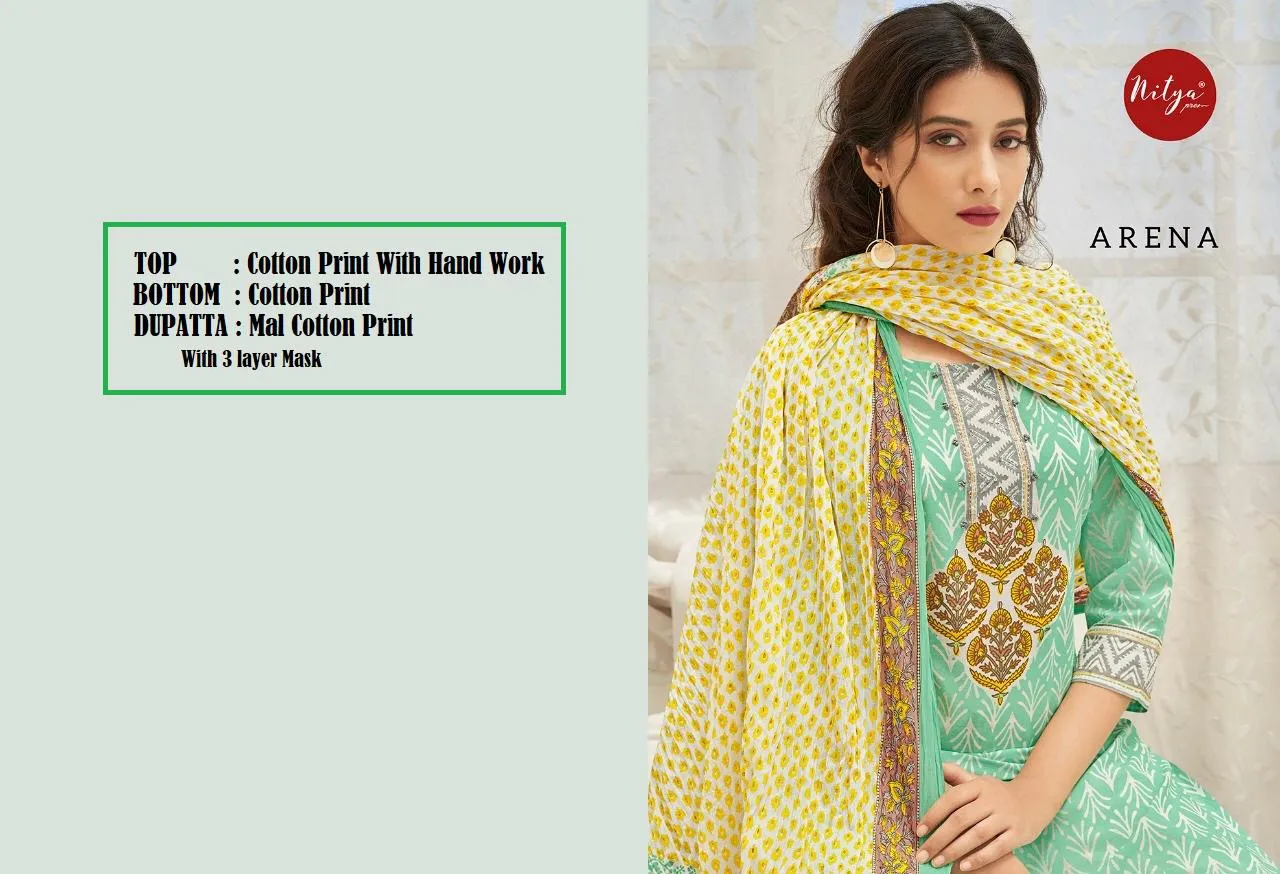 Lt Nitya Launched Arena Cotton Printed Casual Wear Salwar Suits