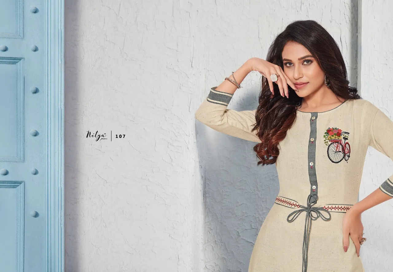 Lt Presents Samaira Cotton Casual Wear Kurtis Collection