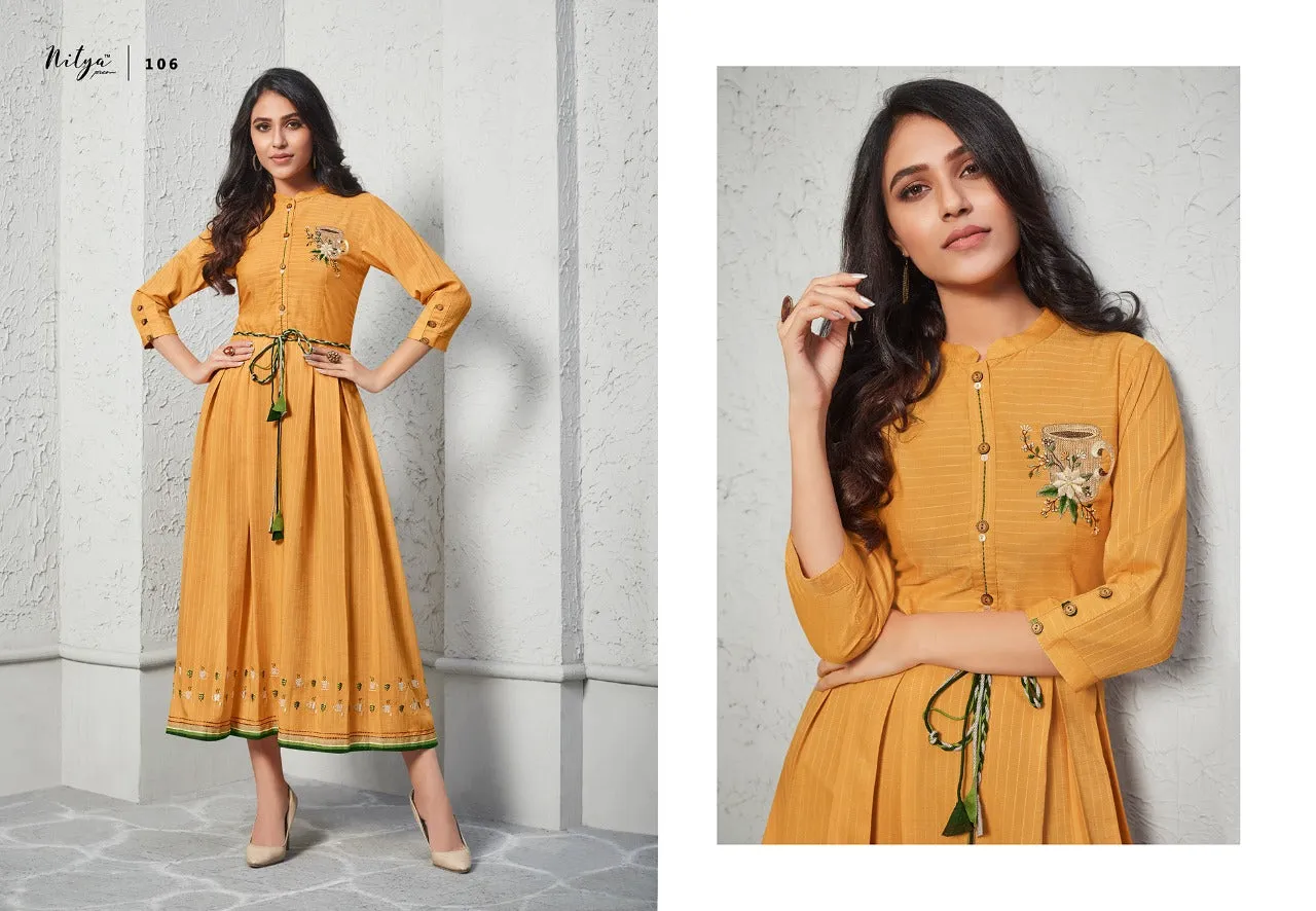 Lt Presents Samaira Cotton Casual Wear Kurtis Collection