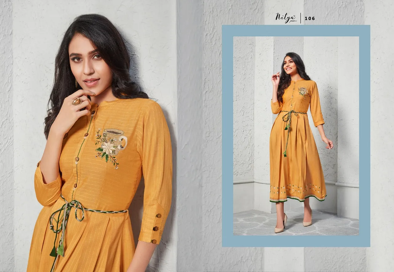 Lt Presents Samaira Cotton Casual Wear Kurtis Collection