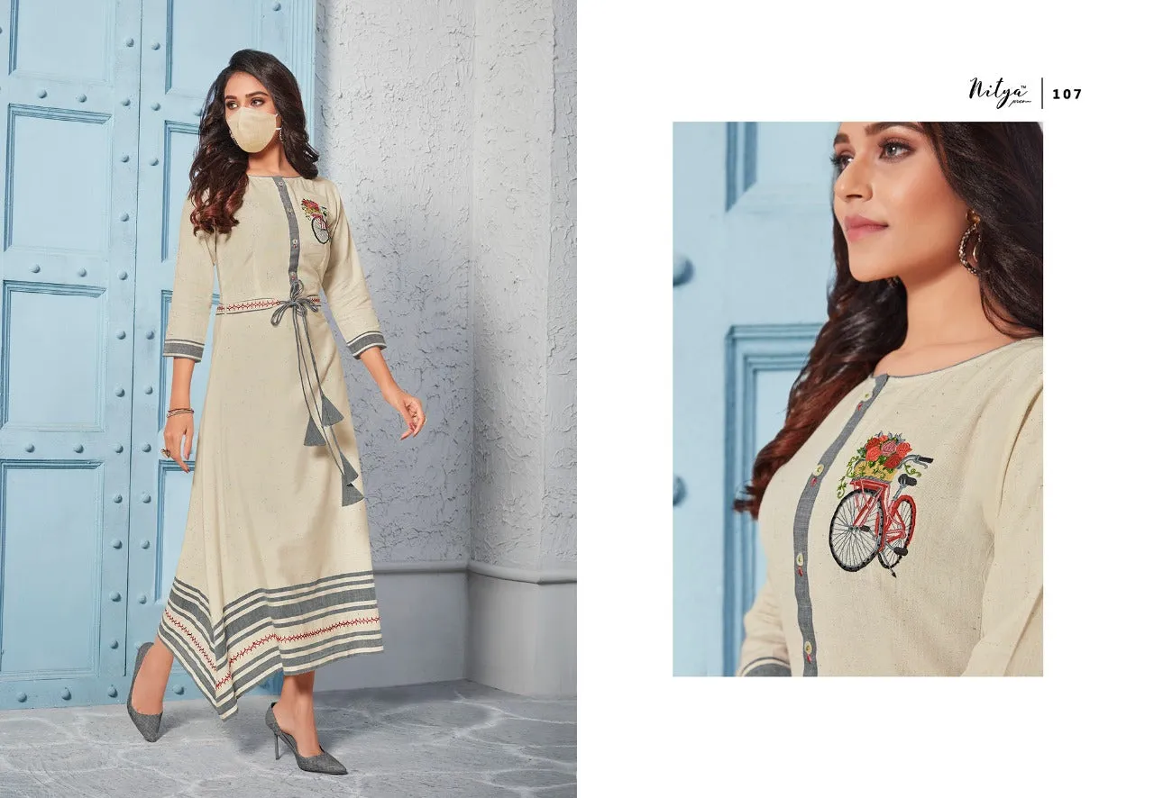 Lt Presents Samaira Cotton Casual Wear Kurtis Collection