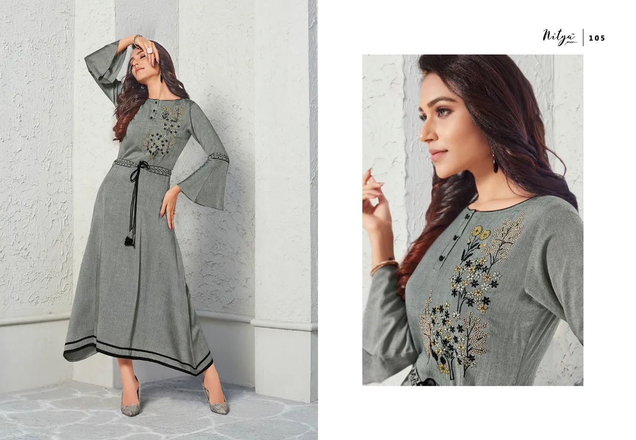 Lt Presents Samaira Cotton Casual Wear Kurtis Collection