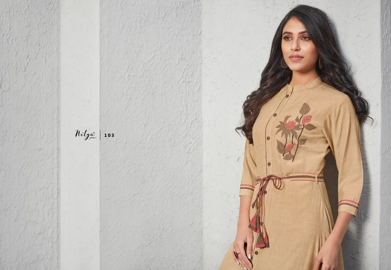 Lt Presents Samaira Cotton Casual Wear Kurtis Collection