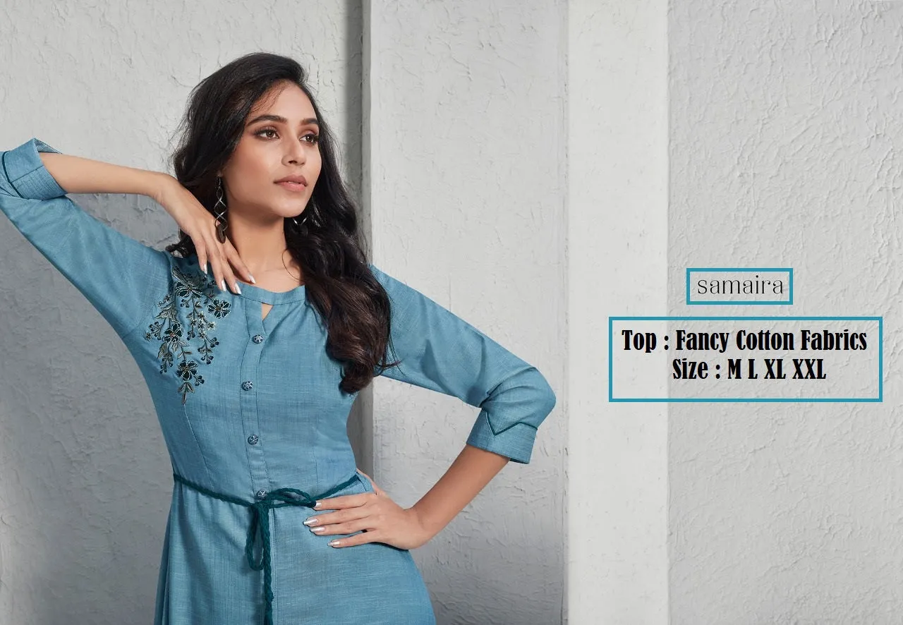 Lt Presents Samaira Cotton Casual Wear Kurtis Collection
