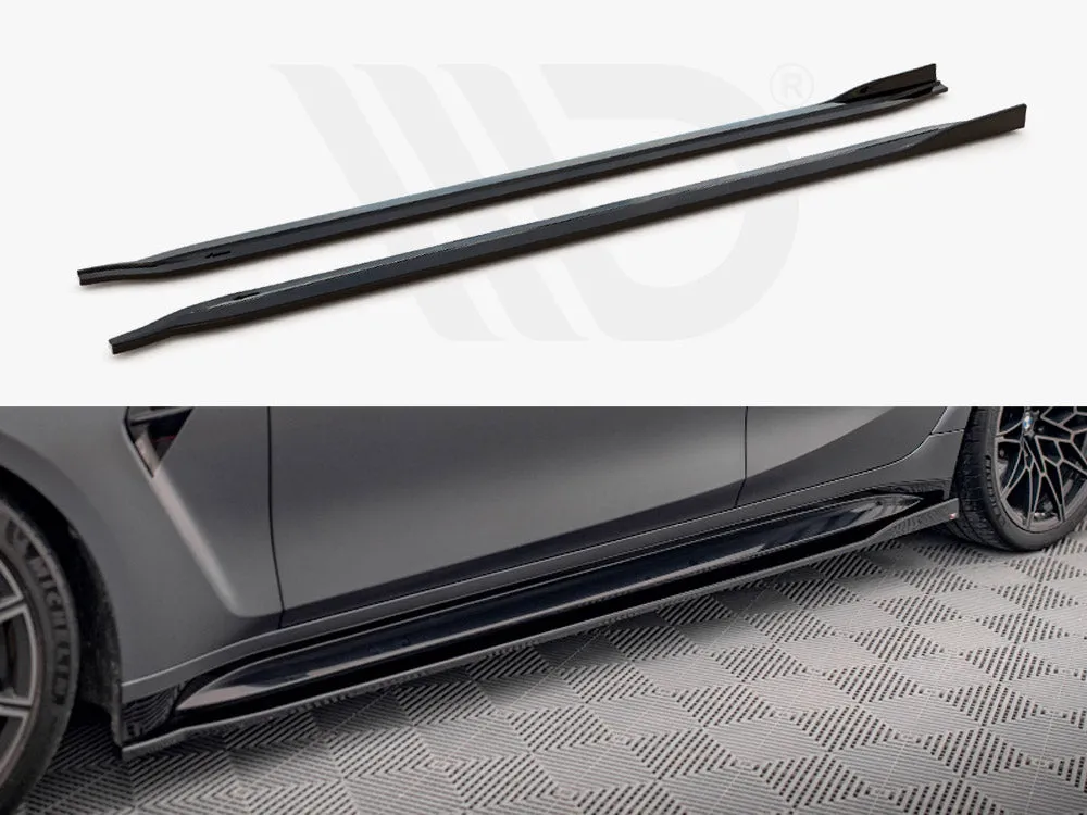 Maxton Design - SIDE SKIRTS DIFFUSERS V.2 BMW M3 G80 (2021-)