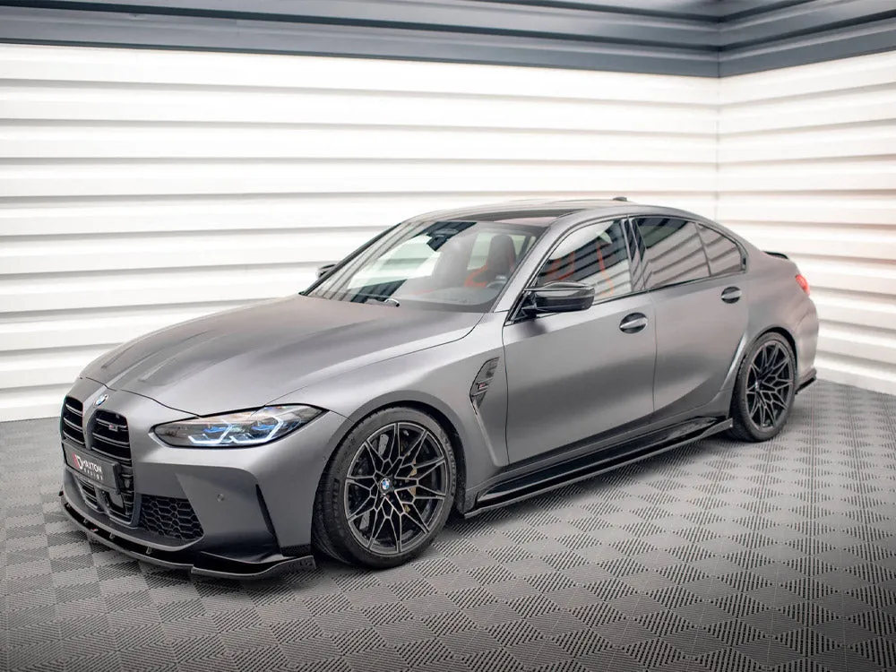 Maxton Design - SIDE SKIRTS DIFFUSERS V.2 BMW M3 G80 (2021-)