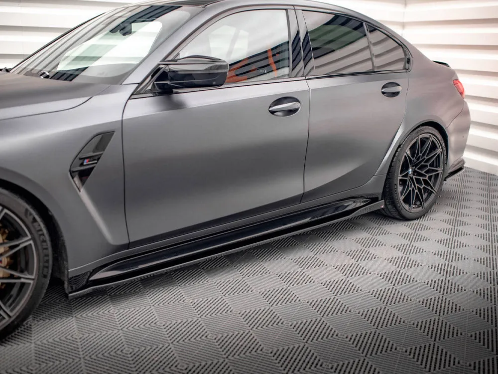 Maxton Design - SIDE SKIRTS DIFFUSERS V.2 BMW M3 G80 (2021-)