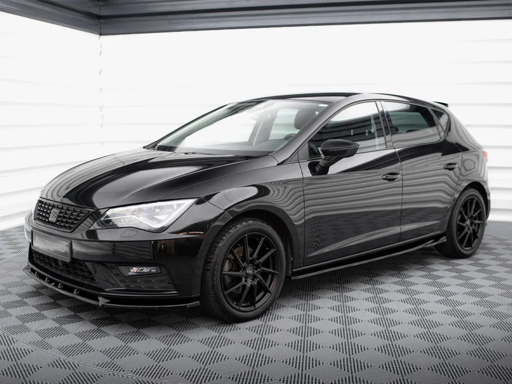 Maxton Design - SIDE SKIRTS SPLITTERS V4 SEAT LEON CUPRA/ FR MK3 FACELIFT (2017-2019)