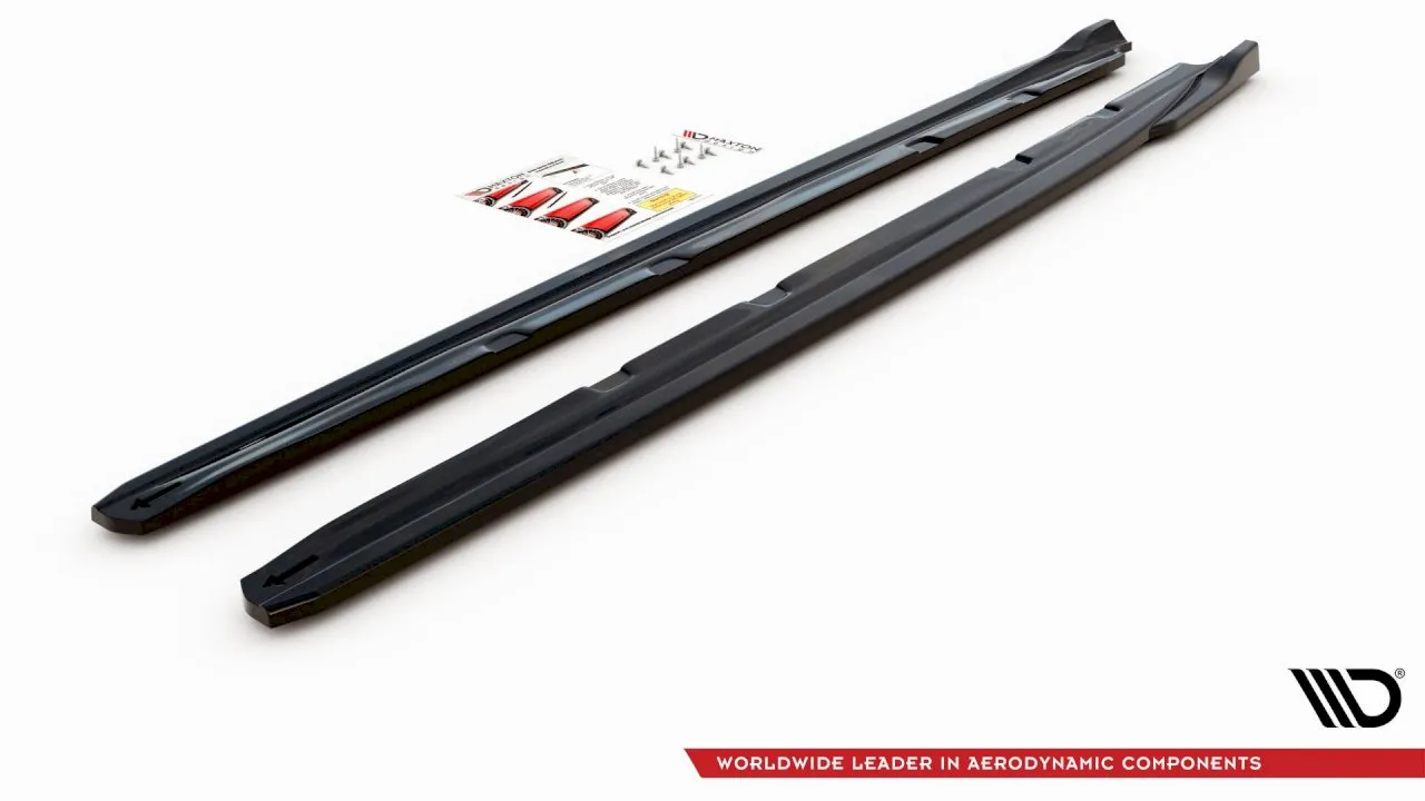 Maxton Design - SIDE SKIRTS SPLITTERS V4 SEAT LEON CUPRA/ FR MK3 FACELIFT (2017-2019)