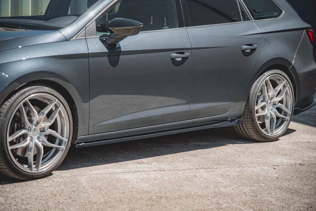 Maxton Design - SIDE SKIRTS SPLITTERS V4 SEAT LEON CUPRA/ FR MK3 FACELIFT (2017-2019)